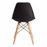 Стул CINDY (EAMES) (mod. 1801) дерево бук/металл/сиденье пластик, 45x51x82 см, Black (черный) (Комплект из 4 шт.) черный дерево бук/металл/сиденье пластик