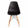Стул CINDY (EAMES) (mod. 1801) дерево бук/металл/сиденье пластик, 45x51x82 см, Black (черный) (Комплект из 4 шт.) черный дерево бук/металл/сиденье пластик