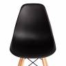 Стул CINDY (EAMES) (mod. 1801) дерево бук/металл/сиденье пластик, 45x51x82 см, Black (черный) (Комплект из 4 шт.) черный дерево бук/металл/сиденье пластик