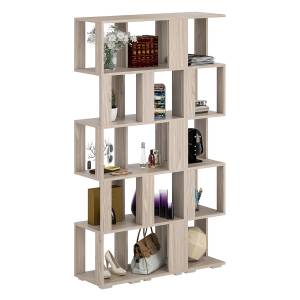 Комплект их 3-х открытых стеллажей цвет ясень шимо светлый