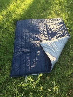 Двухсторонний Матрас-накидка Мелания, синий,200 х 210