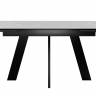 Стол DikLine SKM140 Керамика серый мрамор/подстолье черное/опоры черные (2 уп.)