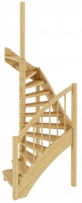 Деревянная лестница ЛС-04м под покраску Деревянная лестница ЛС-04м под покраску