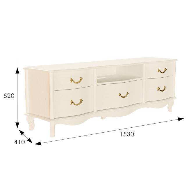 ТВ-тумба Джульетта-2  дуб шампань Л