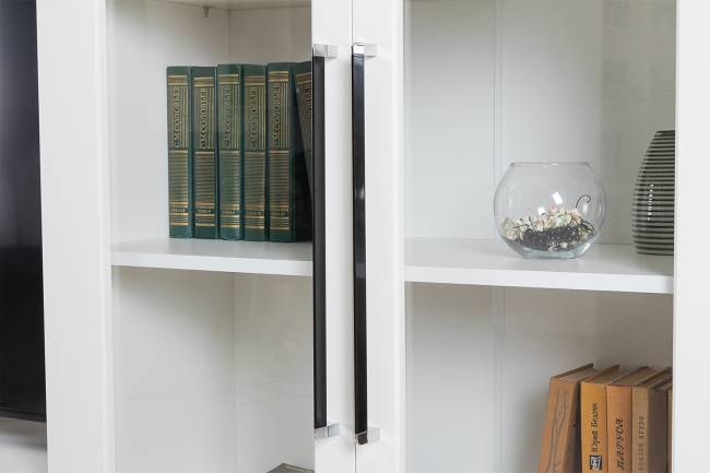 Стенка для гостиной с ТВ-тумбой Валенсия № 68 цвет белый шагрень Стенка для гостиной с ТВ-тумбой Валенсия № 68 цвет белый шагрень