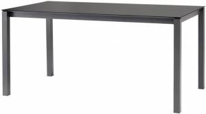 Стол ламинированный раздвижной Pranzo Extendable антрацит 1600-2100х890х750 мм