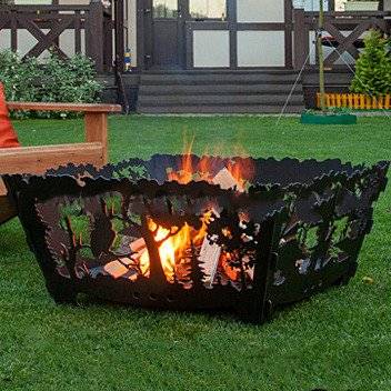 Чаша для огня «Лесные Просторы» квадратный Чаша для огня «Лесные Просторы» квадратный