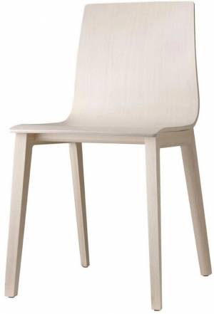 Стул деревянный Smilla отбеленный бук 460х500х820 мм