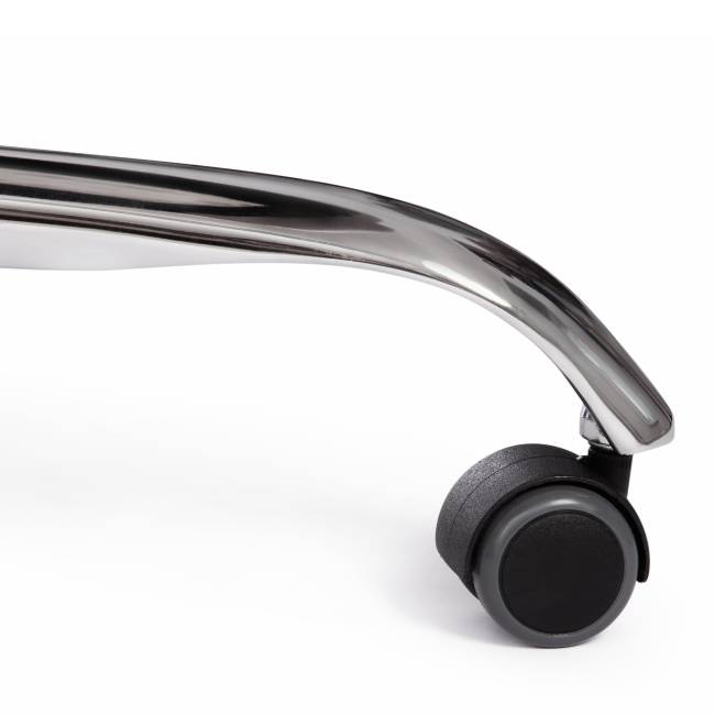 Кресло BERGAMO хром (22) флок , коричневый, 6 коричневый флок