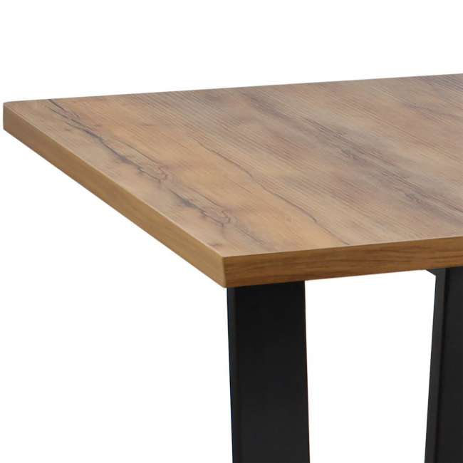 Стол обеденный раздвижной "ХАГЕН" ,  таксония медовая 