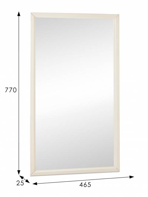 Зеркало настенное Артемида слоновая кость 77 см х 46, 5 см