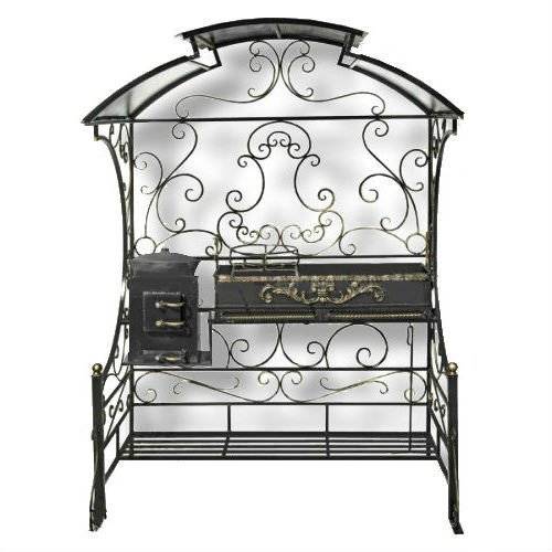 Кованый мангальный комплекс с печкой "Уют Премиум" Кованый мангальный комплекс с печкой "Уют Премиум"