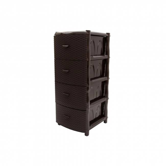 Комод Элластик люкс, темно-коричневый