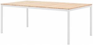 Стол обеденный деревянный Armona белый, натуральный 2000х1000х760 мм Стол обеденный деревянный Armona белый, натуральный 2000х1000х760 мм