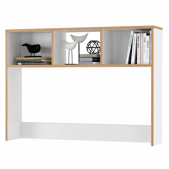 Надстройка на стол Вуди 13.161 цвет белый премиум/дуб крафт золотой