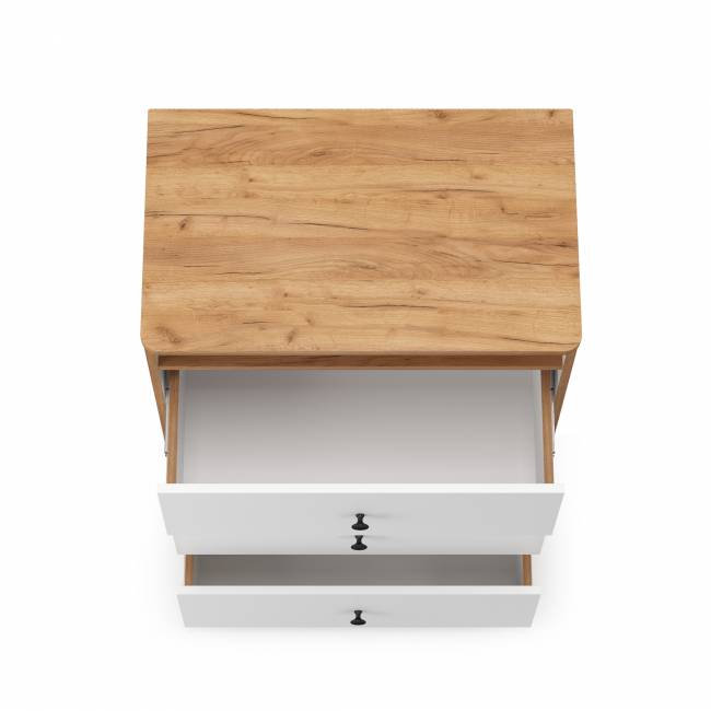 Комод Вуди 13.293 цвет белый премиум/дуб крафт золотой Комод Вуди 13.293 цвет белый премиум/дуб крафт золотой