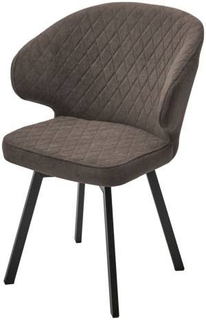 Стул ХИЛТОН 360 град., цвет B29 Шоколадный, велюр / черный каркас М-City Стул ХИЛТОН 360 град., цвет B29 Шоколадный, велюр / черный каркас М-City