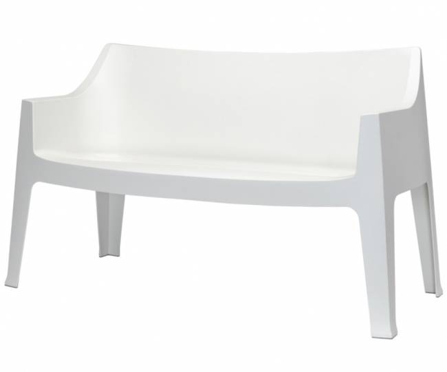 Диван пластиковый Coccolona лен 1410х600х830 мм Диван пластиковый Coccolona лен 1410х600х830 мм