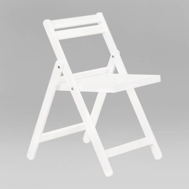 Стул-раскладной Массив снег Стул-раскладной Массив снег