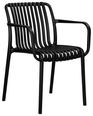 Стул обеденный DOBRIN WALTER ARM, черный (B-03)