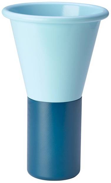 Ваза для цветов Mimosa аквамарин, нефтяной синий Ø195х310 мм Ваза для цветов Mimosa аквамарин, нефтяной синий Ø195х310 мм