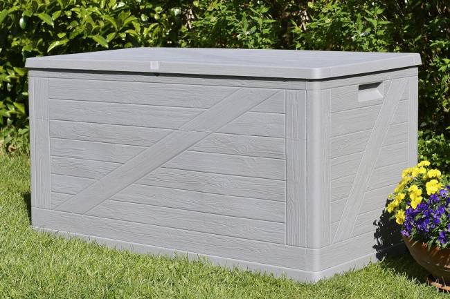 Сундук Toomax WoodLine, 420 л Светло-серый Сундук Toomax WoodLine, 420 л Светло-серый