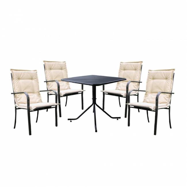 Набор мебели Ницца черный, бежевый