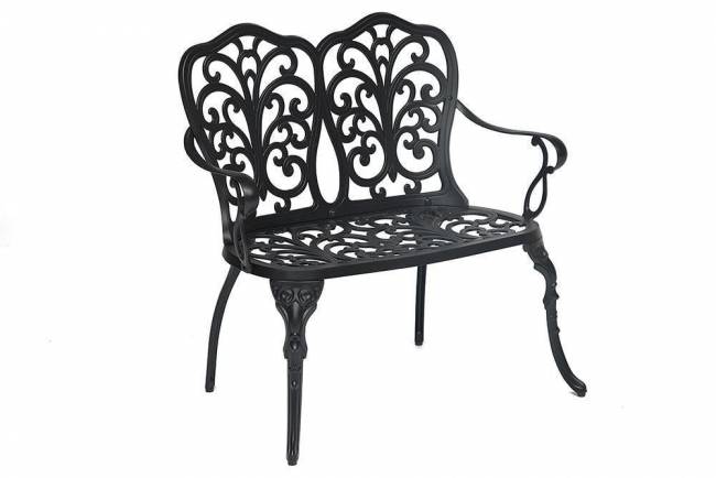 Скамья Secret De Maison Symphonie сплав металла/алюминий, 95х56х92см, черный черный сплав металла/алюминий Скамья Secret De Maison Symphonie сплав металла/алюминий, 95х56х92см, черный черный сплав металла/алюминий