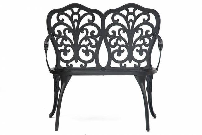 Скамья Secret De Maison Symphonie сплав металла/алюминий, 95х56х92см, черный черный сплав металла/алюминий Скамья Secret De Maison Symphonie сплав металла/алюминий, 95х56х92см, черный черный сплав металла/алюминий