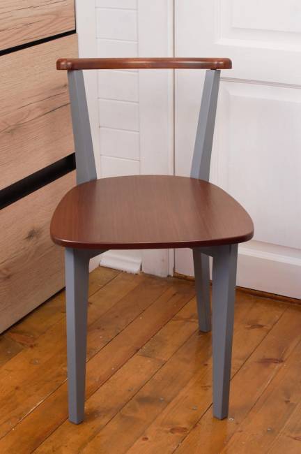 Стул Франк Ж, Орех/Серый Стул Франк Ж, Орех/Серый