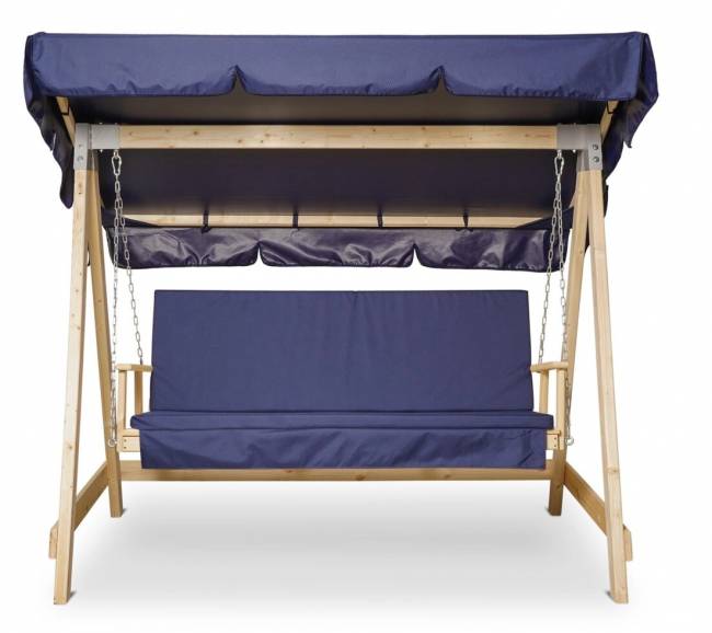 Матрас Синий для деревянных качелей СЕЛЕНА