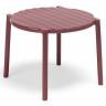 Столик пластиковый журнальный Doga марсала Ø500х400 мм Столик пластиковый журнальный Doga марсала Ø500х400 мм