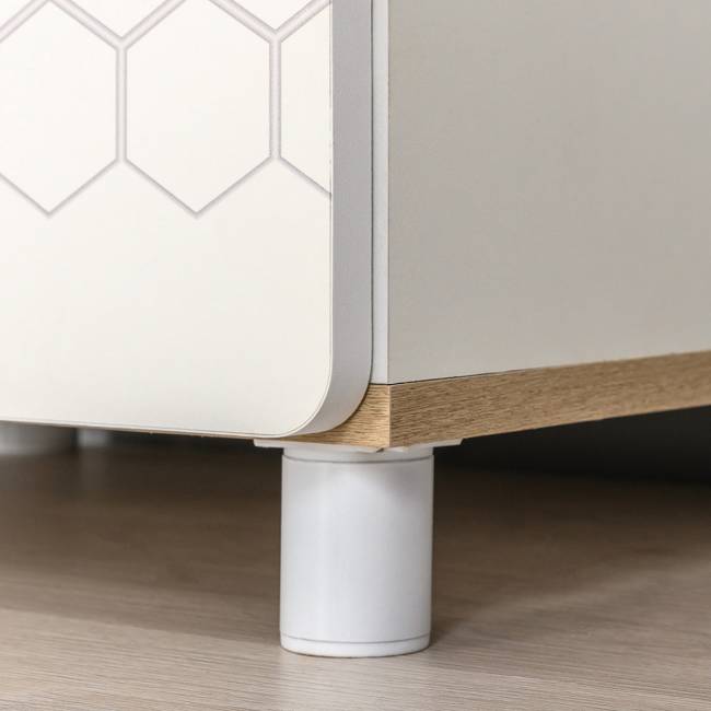 Два комода Эйп для детской комнаты цвет белый/дуб белый